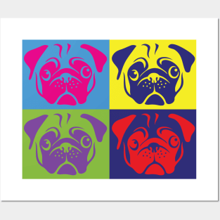 Pug Pop Art Posters and Art